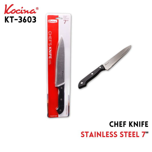 7" Chef Knife  Black Color