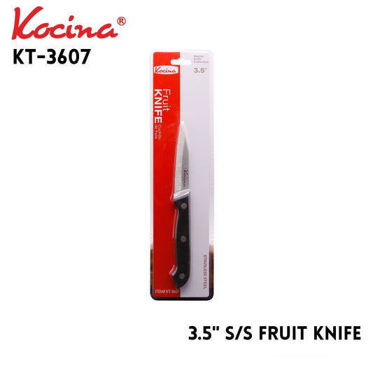3.5" Fruit Knife Black Color