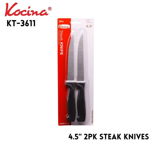 2 Pk Knife Black Color
