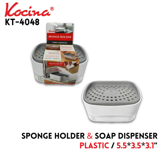 Starlyf Sponge Holder,Plastic,330ml, 211G,5.5"X3.5"X3.1"