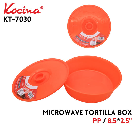 Microwave Tortilla Box, 8.5"x2.5", PP