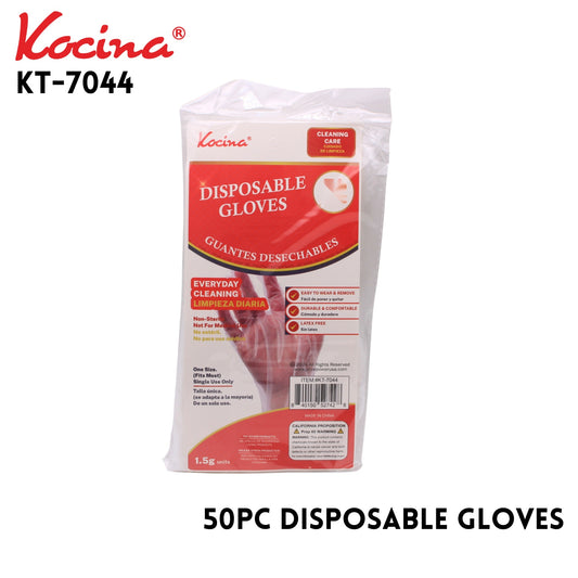 50pc Disposable gloves ,1.5g each, PE