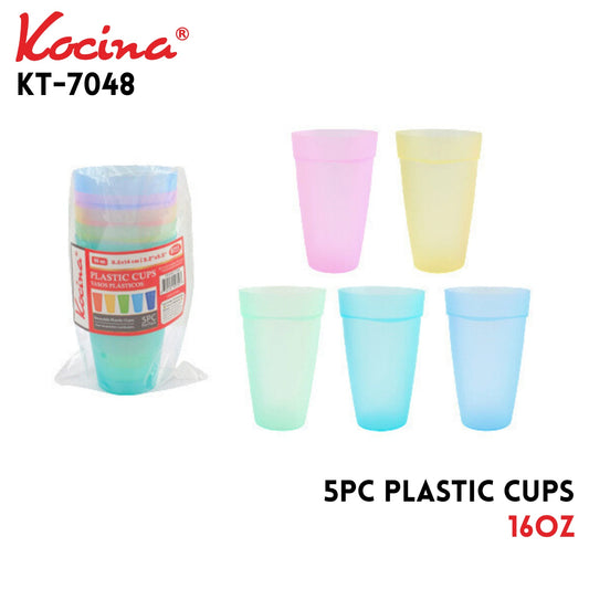 5pc Pizza Cups 16oz each,Plastic