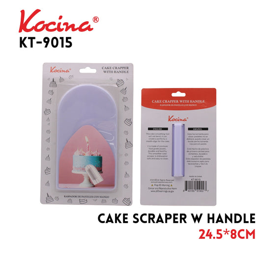 Cake Scraper w/handle, 24.5x8cm, ABS
