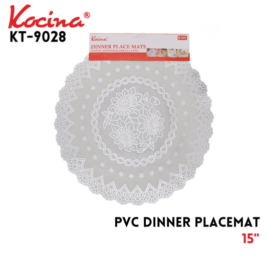 Dinner Placemat, PVC dia.15"