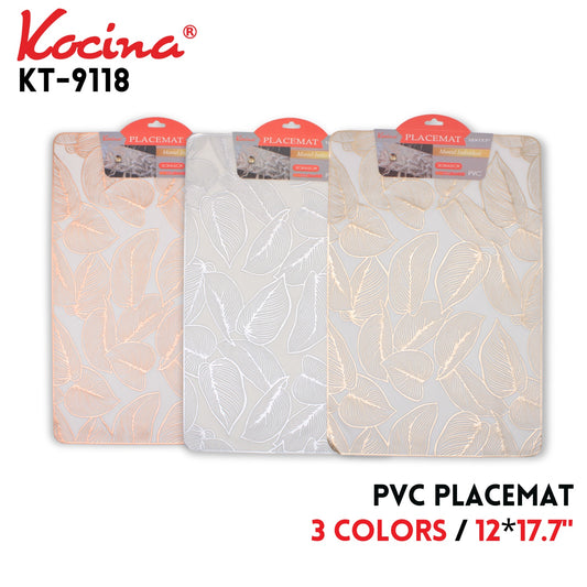 Placemat 12"x17.7", 3 colors