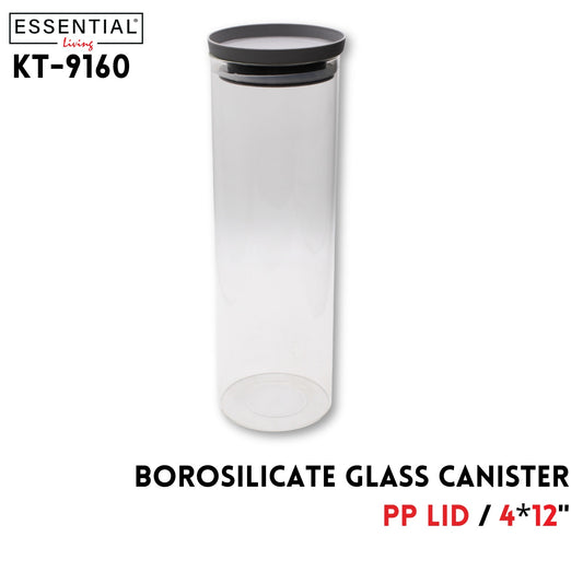 Borosilicate Glass Canister With PP Lid