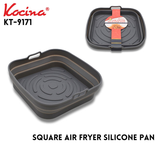 Air Fryer Silicone Pan, Square