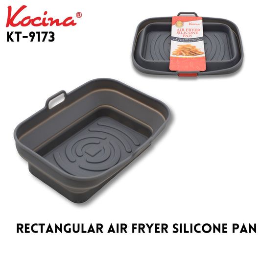 Air Fryer Silicone Pan, Rectangular