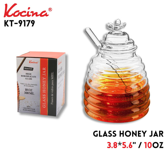 Glass Honey Jar