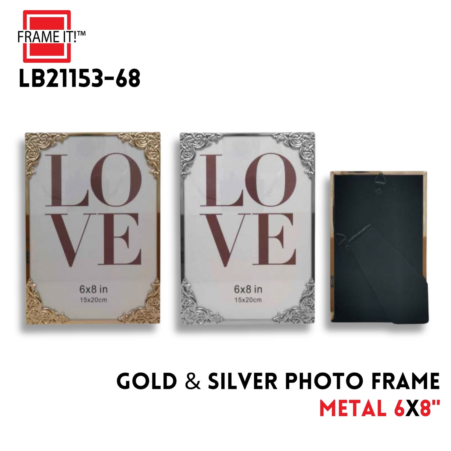 Metal Photo Frame 6x8"