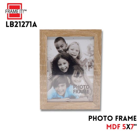 MDF Frame 5X7" Wood Deep Back