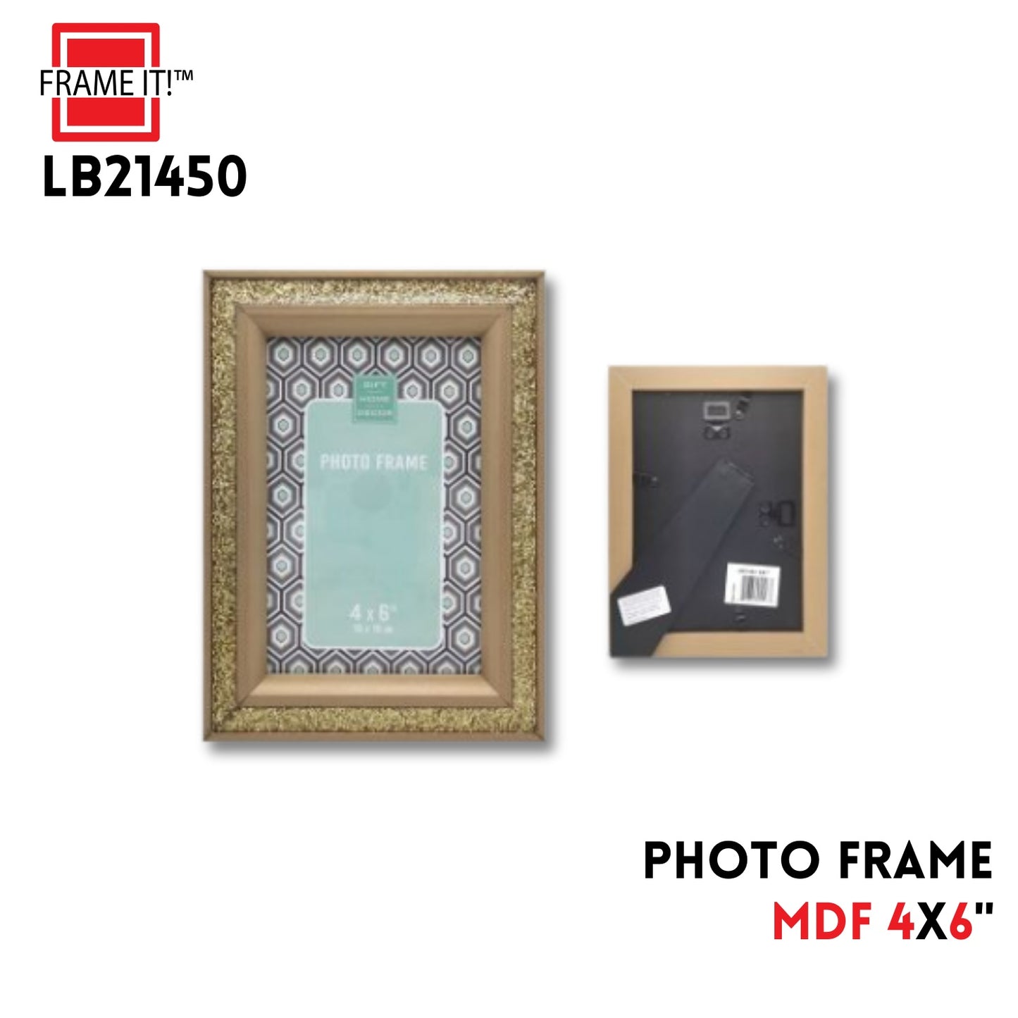 4x6" MDF Photo Frame