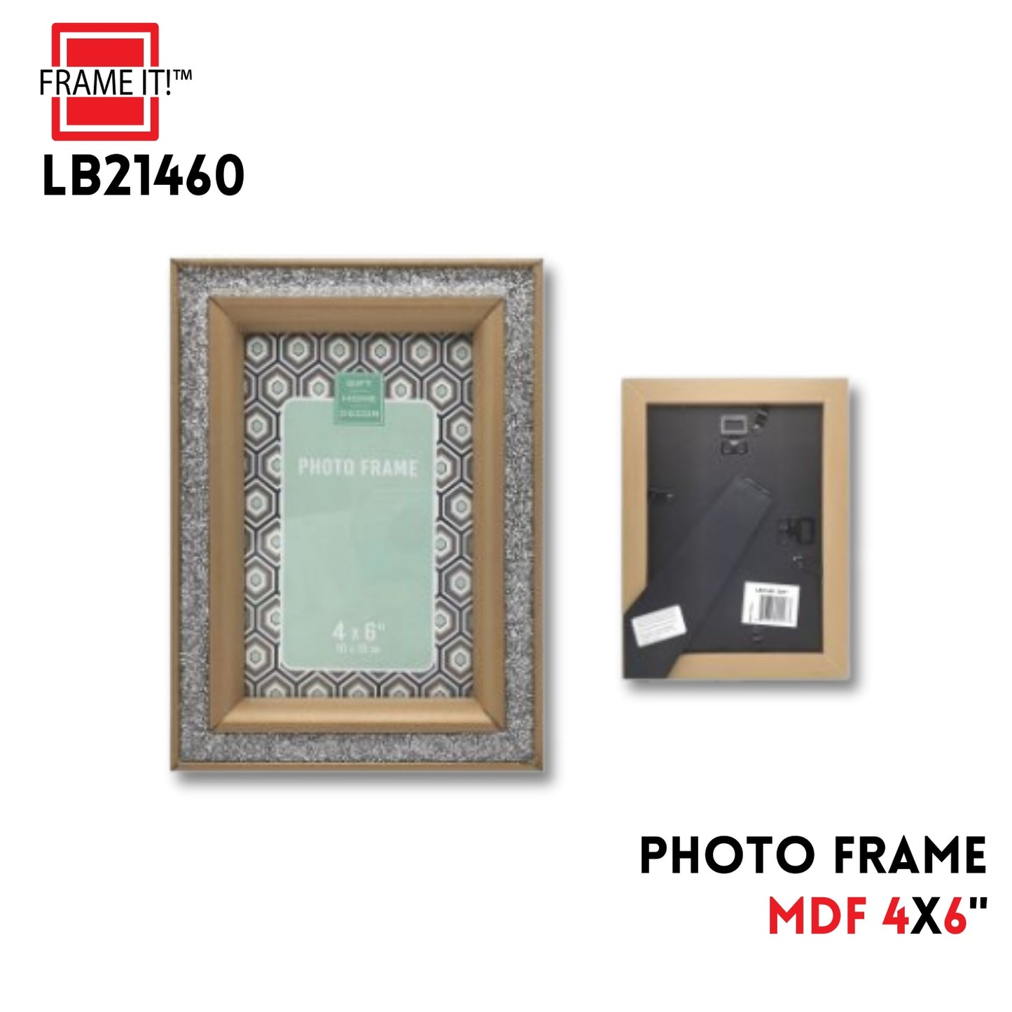 4x6" MDF Photo Frame