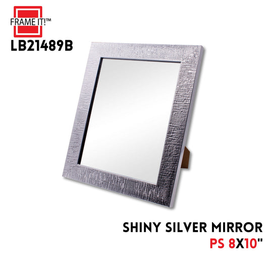 PS Mirror 8X10" Shiny Silver