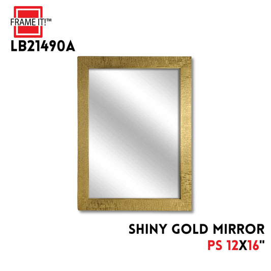 PS Mirror 12X16" Shiny Gold