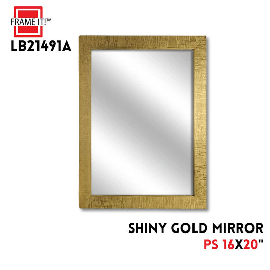 PS Mirror 16X20" Shiny Gold