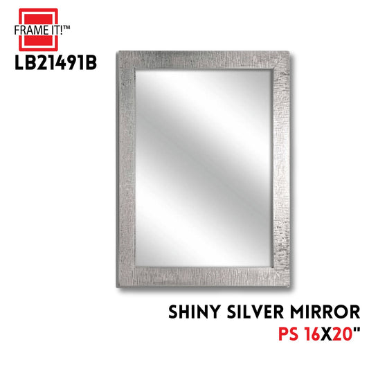 PS Mirror 16X20" Shiny Silver