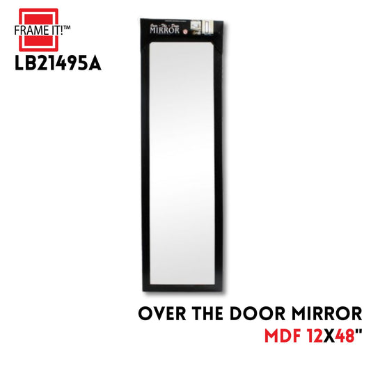 MDF Over-the-door Mirror 12X48"