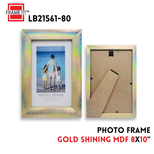MDF Gold Shining Frame 8x10"