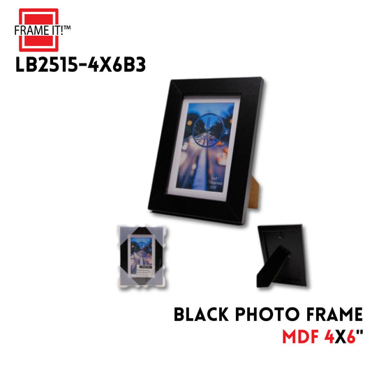 MDF 4X6 Frame Black Color