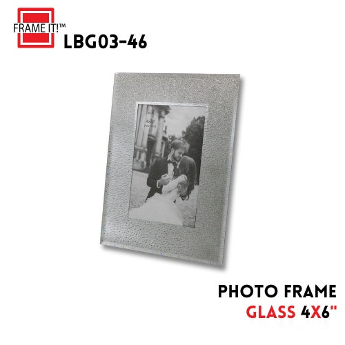 GLASS PHOTO FRAME 4X6
