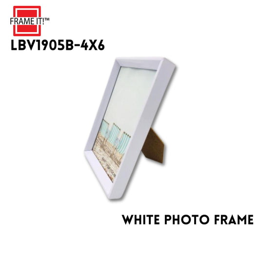 4x6 Photo Frame White PS