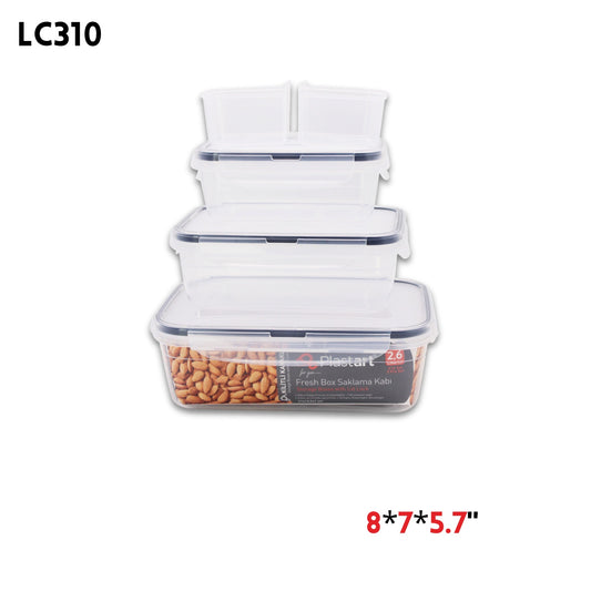 3 Pcs/Set Fresh Box Rectangle