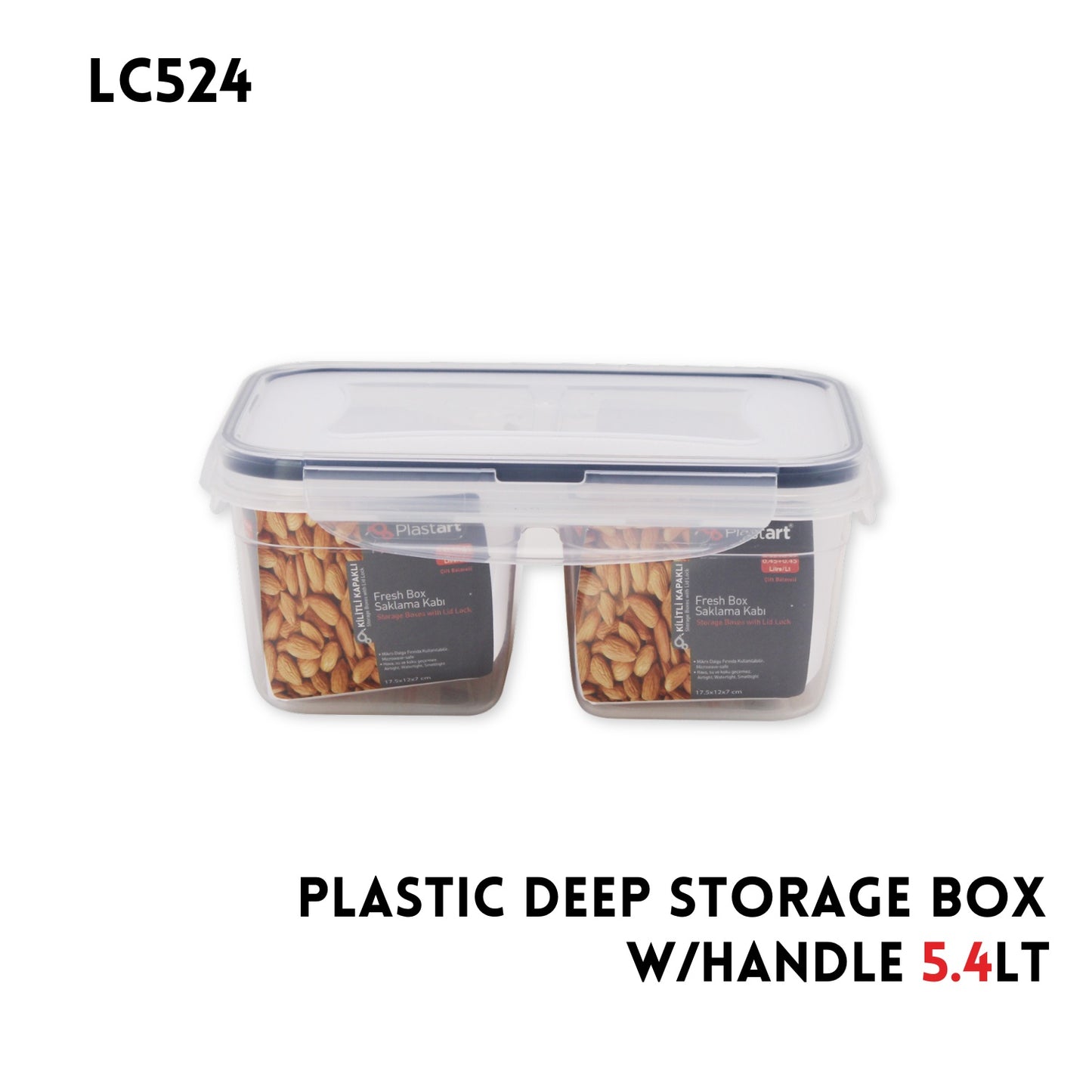 Food Contianer 2comp. Plastic