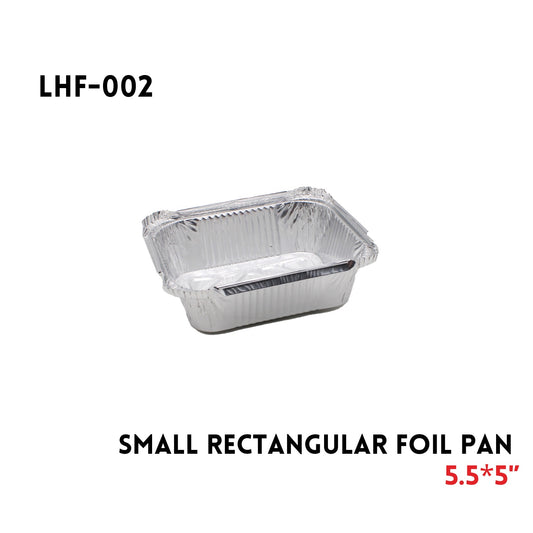SMALL RECTANGLE FOIL PAN 5.5X5"