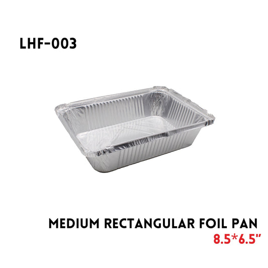 MEDIUM RECTANGLE FOIL PAN 8.5X6.5"