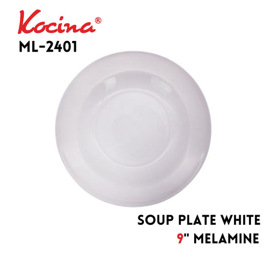 9" Soup Plate White