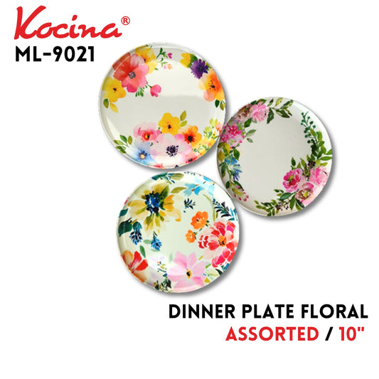 10"Dinner Plate  Floral 2025,melamine