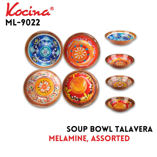 6.8"Soup Bowl  Talavera,melamine
