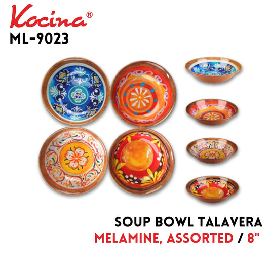 8"Soup Bowl Talavera,melamine