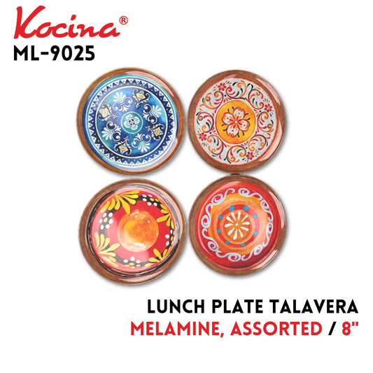 8"Lunch Plate  Talavera,melamine