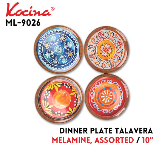 10"Dinner Plate  Talavera,melamine