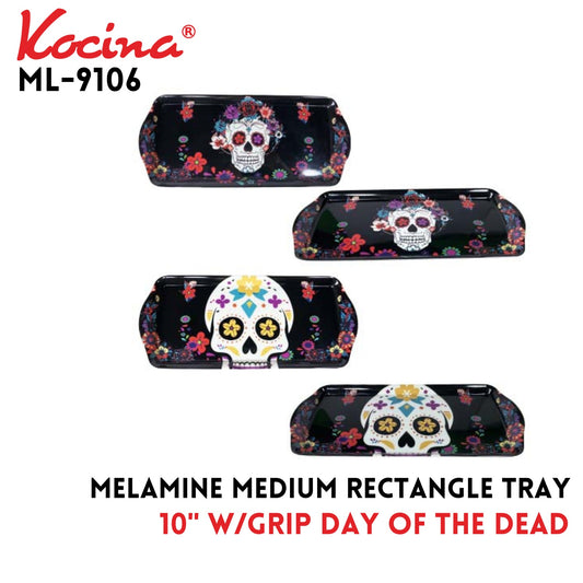 15.35" Medium Rectangle Tray W/Grip Melamine,215g