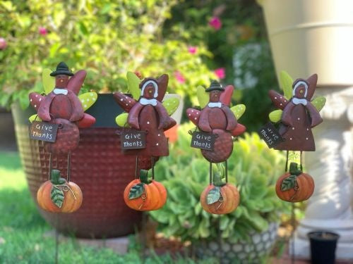Thanksgiving Turkey Yardstick Metal
