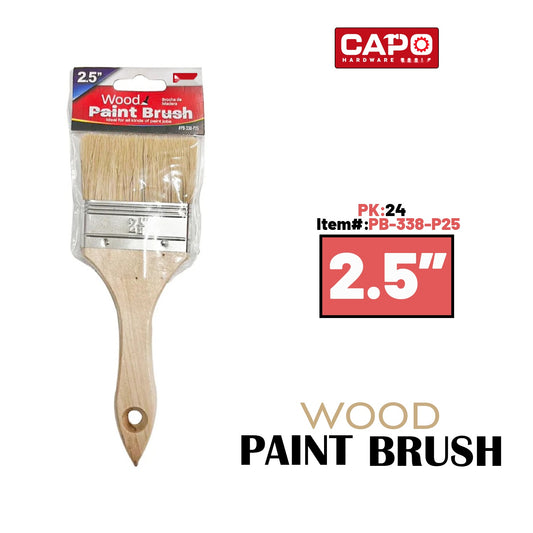 2.5" Heavy Duty Wood Paint Brush