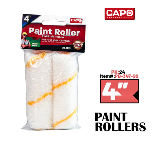 4" roller cover pk2