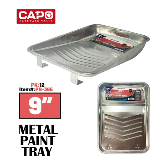 9" Metal Paint Tray