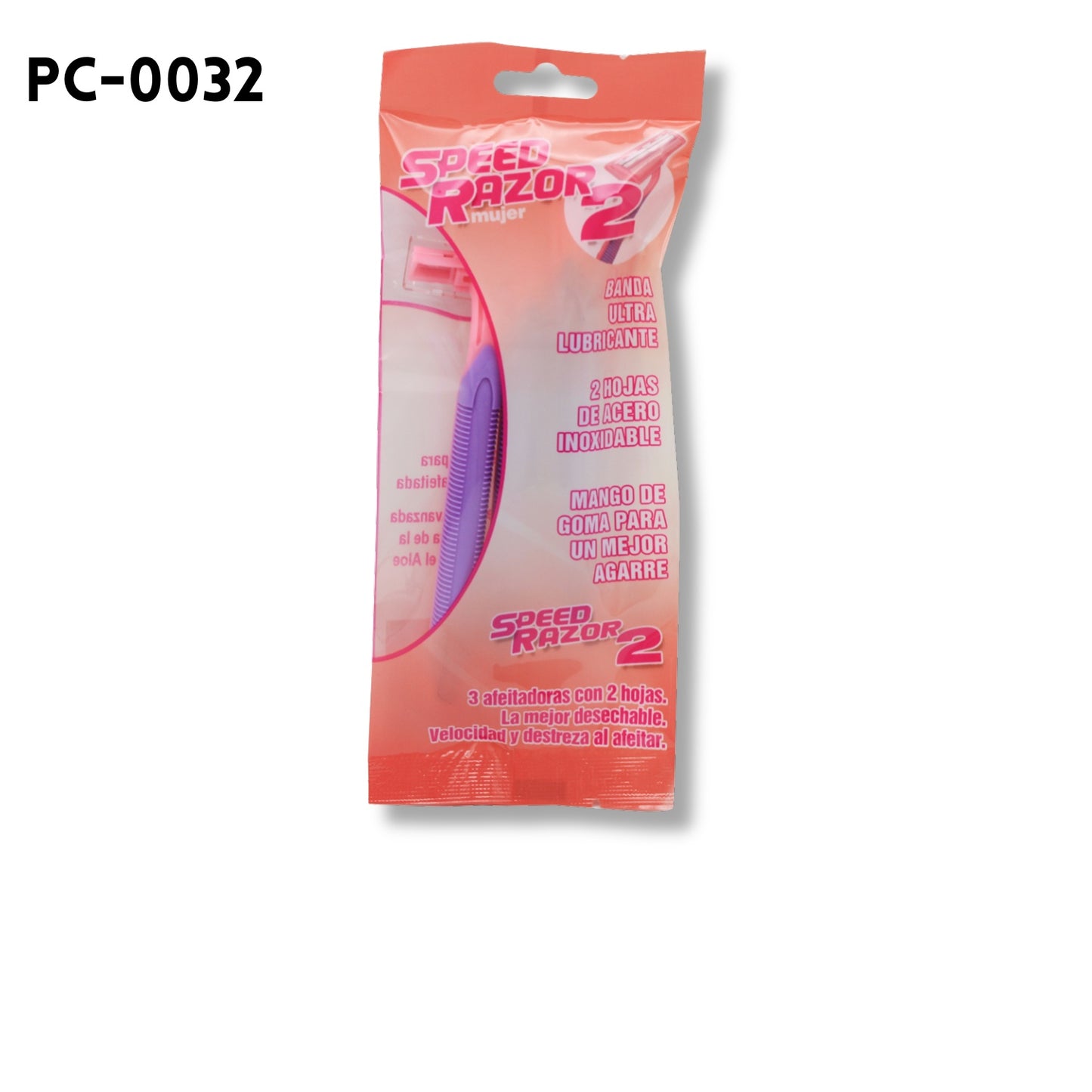 3PCS Twin Blade Razors 1.6"x4.5"
