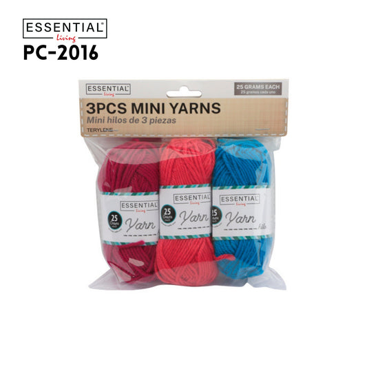 3pc Mini Yarn 25Gram Each