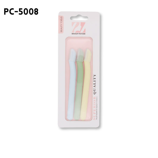 3pcs Eyebrow Razor 4.7??, Stainless Steel+ABS
