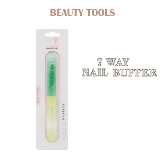 7 Way Nail Buffer, 7"x0.8"x0.6", Sponge