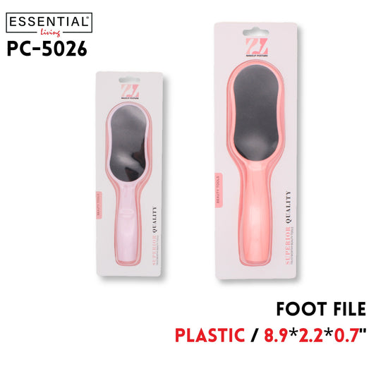 Foot File, 8.9"x2.2"x0.7", Plastic