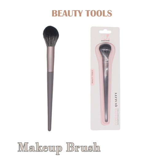 Makeup Brush, 7", Wood