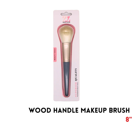 Makeup Brush, 8", Wood