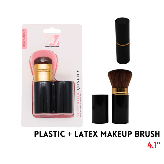 Makeup Brush, 4.1", Plastic+Latex